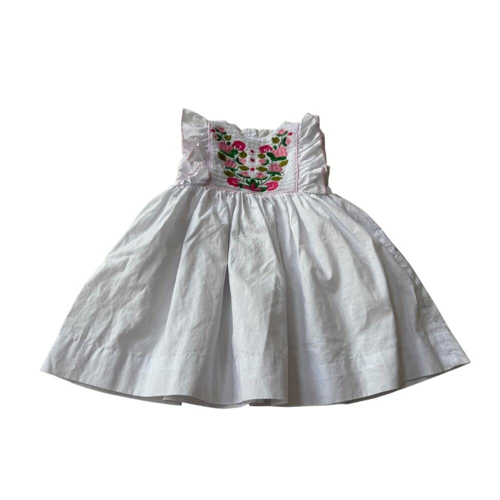 Aspen Claire Baby White Embroidered Dress Size 2T